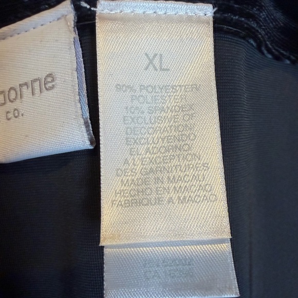 Liz & Co Vintage Black Velour Evening One Button Topper Jacket Embellished SZ XL - Picture 13 of 13